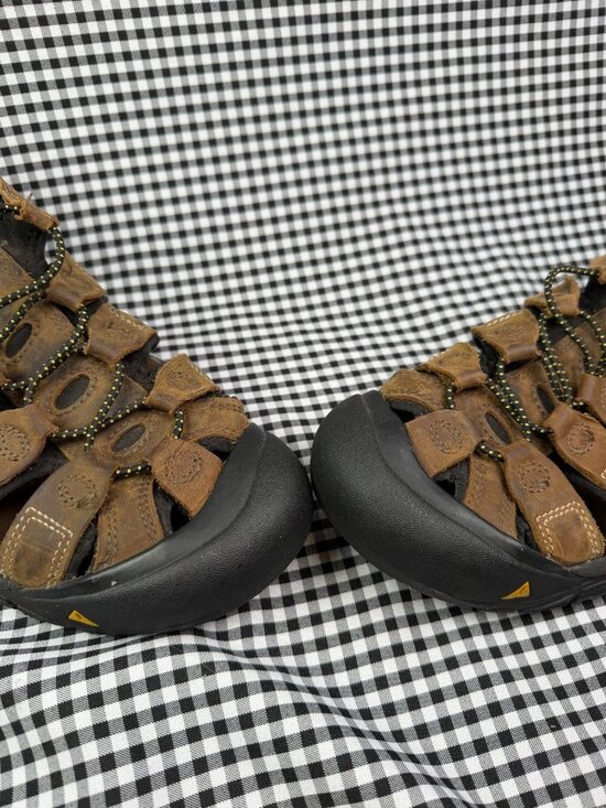 Keen Newport Leather Sandal Men\'s 13 Brown Closed Toe Hiking Water Outdoor Shoe main image 4